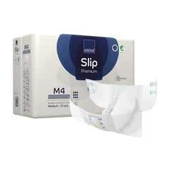Incontinence Brief Abena® Slip Premium M4 Adult Medium Unisex Disposable Heavy Absorbency SLIP PREM ADLT M4 MED (21/PK 4PK/CS) MK-1218203