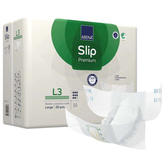 Incontinence Brief Abena® Slip Premium L3 Adult Large Unisex Disposable Heavy Absorbency PREM ADLT L3 LG (20/PK 4PK/CS) MK-1218207
