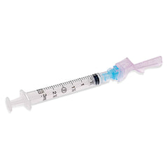 Safety Hypodermic Syringe with Needle Eclipse™ 3 mL 1-1/2 Inch 23 Gauge Hinged Safety Needle Thin Wall TW ECLIPSE LL 3ML 23GX1 1/2" (50/BX 6BX/CS) MK-1218790