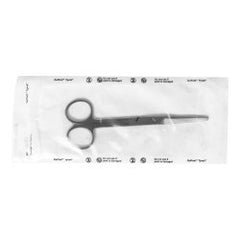 Dissecting Scissors Miltex® Disposable Mayo 5-1/2 Inch Length Floor / Office Grade Pakistani Stainless Steel Sterile Finger Ring Handle Straight, Beveled Blunt Tip / Blunt Tip BOX OF 25 MK-1219106