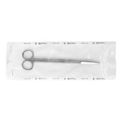 Dissecting Scissors Miltex® Disposable Mayo 9 Inch Length Floor / Office Grade Pakistani Stainless Steel Sterile Finger Ring Handle Curved, Beveled Blunt Tip / Blunt Tip BOX OF 25 MK-1219110