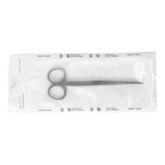 Dissecting Scissors Miltex® Disposable Metzenbaum-Lahey 5-1/2 Inch Length Floor / Office Grade Pakistani Stainless Steel Sterile Finger Ring Handle Straight Blunt Tip / Blunt Tip BOX OF 50 MK-1219113