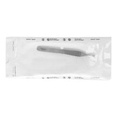 Tissue Forceps Miltex® Disposable Adson 4-3/4 Inch Length Floor / Office Grade Pakistani Stainless Steel Sterile NonLocking Thumb Handle Straight Delicate, 1 X 2 Teeth Box of 25 MK-1219127