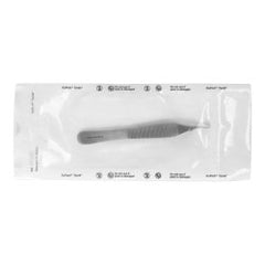 Tissue Forceps Miltex® Disposable Adson-Brown 4-3/4 Inch Length Floor / Office Grade Pakistani Stainless Steel Sterile NonLocking Thumb Handle Straight 7 X 7 Side Grasping Teeth Box of 50 MK-1219129