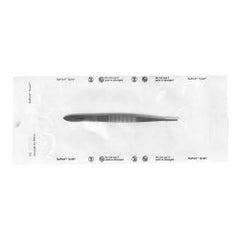 Splinter Forceps Miltex® Disposable 4-1/2 Inch Length Floor / Office Grade Pakistani Stainless Steel Sterile NonLocking Thumb Handle Straight Fine, Pointed Tips BOX OF 50 MK-1219130