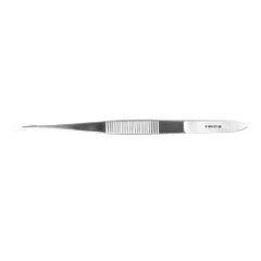 Splinter Forceps Miltex® Disposable 4-1/2 Inch Length Floor / Office Grade Pakistani Stainless Steel Sterile NonLocking Thumb Handle Straight Fine, Pointed Tips BOX OF 50 MK-1219130