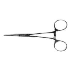 Hemostatic Forceps Miltex® Disposable Kelly 5-1/2 Inch Length Floor / Office Grade Pakistani Stainless Steel Sterile Locking Finger Ring Handle Curved Serrated Tips BOX OF 25 MK-1219137