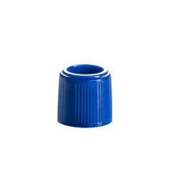 T501 Cap Series Tube Closure Polypropylene Screw Cap with Lip Seal Blue For External Threaded Sample Tube NonSterile CASE OF 1000 MK-1219191