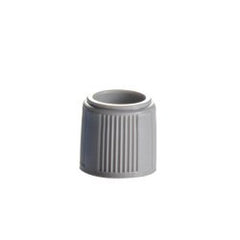 T501 Cap Series Tube Closure Polypropylene Screw Cap with Lip Seal Gray For External Threaded Sample Tube NonSterile CASE OF 1000 MK-1219193