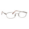 Prescription Safety Glasses Baseline Collection Titmus BC104A Full Rim Frame Uncoated Clear Tint Gun Metal Frame Over Ear 51.19.140 MK-1219639