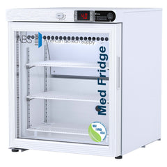 Countertop Refrigerator ABS® Pharmaceutical 1 cu.ft. 1 Swing Glass Door Left Hinged Cycle DefrostREFRIGERATOR, PHARMACY COUNTERTOP GLASS DOOR LT HNGED MK-1220712