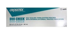 Sterilization Pouch Duo-Check® Ethylene Oxide (EO) Gas / Steam 3-1/4 X 9 Inch White / Blue Self Seal Paper / Film (200/BX 20BX/CS) MK-1221500