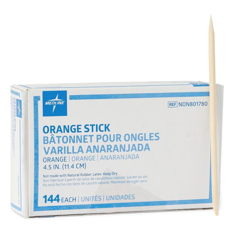 Manicure Stick Medline 4-1/2 Inch Length Wood (144/GR) MK-1222099