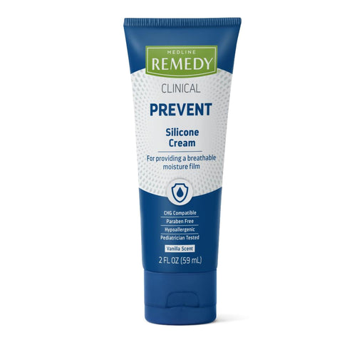 Hand and Body Moisturizer Medline Remedy® Clinical Prevent 2 oz. Tube Vanilla Scent Cream CHG Compatible (24/CS) MK-1222445