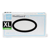 Exam Glove MediGuard® ES X-Large 250 per Box NonSterile Nitrile Standard Cuff Length Textured Fingertips Blue Not Rated MK-1222515