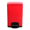 Trash Can McKesson 20 Quart / 5 gal. Red Metal Square MK-1223689