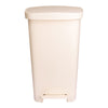 Trash Can McKesson 52 Quart / 13 gal. Beige Plastic Rectangular STEP-ON RECTGL PLAS BGE 52QT MK-1223704