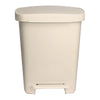 Trash Can McKesson 32 Quart / 8 gal. Beige Plastic Rectangular  STEP-ON RECTGL PLAS BGE 32QT MK-1223711