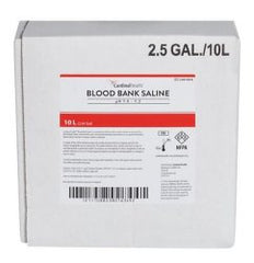 Immunohematology Reagent Cardinal Health™ Phosphate Buffered Saline (PBS) Blood Bank pH 7.0 to 7.2 10 Liter EACH MK-1223810