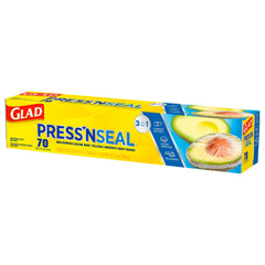 Plastic Food Wrap Glad® Press N Seal 70 Square Feet  PRESS'N SEAL GLAD 70SQ FT (12/CS) MK-1223959