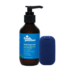Toilet Paper Gel Starter Set Fresh Peaches® For Toilet Paper POCKET BOTTLE BLU 130ML/20ML (45/CS MK-1224607