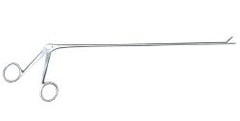Foreign Body / IUD Removal Forceps MedGyn 8 Inch Length Metal Sterile NonLocking Finger Ring Handle Hinged Serrated Alligator Jaws EACH MK-1224888