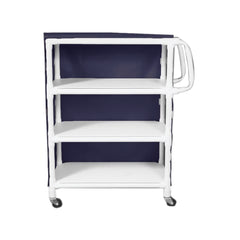 MARKET LEB 3-Shelf Linen Cart with Mesh or Vinyl Cover EACH