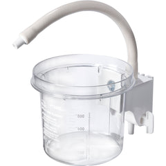 Outer Suction Canister Quick-Fit™ Outer Canister 1000 cc Without Lid  W/WHT BRCKT/STOPCOCK 1000CC (10/CS MK-1225423