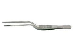 Ear Forceps BR Surgical Lucae 5-1/2 Inch Length OR / Surgical Grade German Stainless Steel NonSterile NonLocking Thumb Handle Straight Delicate, Serrated Tips EACH MK-1225934