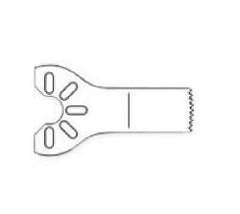 Sagittal Saw Blade Stryker® Precision Thin Sterile Disposable Long Narrow Tip Each MK-1226416