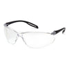 Safety Glasses Neshoba™ Frameless Uncoated Clear Tint Polycarbonate Lens Clear / Black Frame Over Ear One Size Fits Most MK-1226941