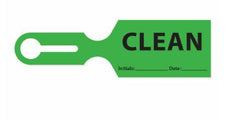 Container Snap on Tag pdc Clean Int_date_ Green 2-1/2 X 8-1/2 Inch Plastic 1000 per Case ALERT MESSAGE GRN (1000/CS) MK-1228042