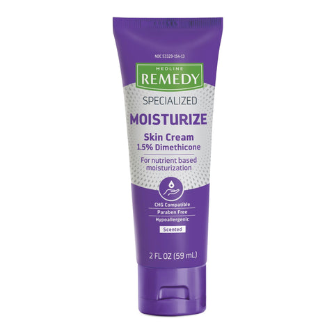 Hand and Body Moisturizer Medline Remedy® Specialized Moisturize 2 oz. Tube Orange Vanilla Scent Cream CHG Compatible (24/CS) MK-1228320