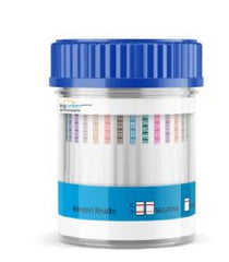 Drugs of Abuse Test Kit DrugConfirm™ AMP1000, BAR300, BUP10, BZO300, COC300, mAMP1000/MET, MDMA500, MOP300, MTD300, OXY100, PCP25, THC50 25 Tests CLIA Waived Box of 25 MK-1228495
