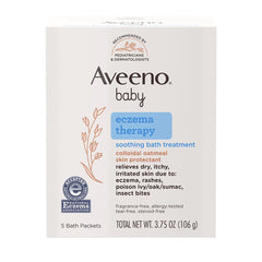 Bath Additive Aveeno® Baby Eczema Therapy 3.75 oz. Individual Packet Unscented Powder (5PK/BX) MK-1228798