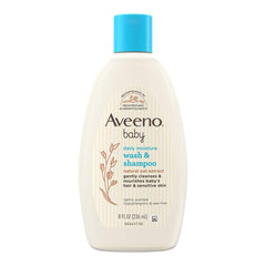 Baby Shampoo and Body Wash Aveeno® Baby 8 oz. Flip Top Bottle Light Scent MK-1228800