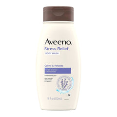 Body Wash Aveeno® Stress Free Liquid 18 oz. Bottle Lavender Scent MK-1228827
