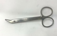 Wire Cutting Scissors Codman 4-3/4 Inch Length OR / Surgical Grade German Stainless Steel NonSterile Finger Ring Handle Angled Blunt Tip / Blunt Tip EACH MK-1228879