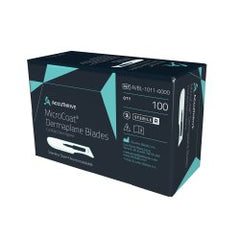 Dermatome Blade AccuThrive® Dermaplane Coated Stainless Steel No. 10S Sterile Case of 500 MK-1229829