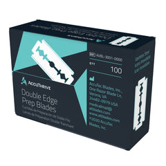 Surgical Prep Blade AccuThrive® For Surgical Prep Handles Double Edge NonSterile (100/CT 10CT/CS) MK-1229842