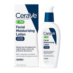 Facial Moisturizer CeraVe® PM 3 oz. Pump Bottle Unscented Lotion MK-1229988