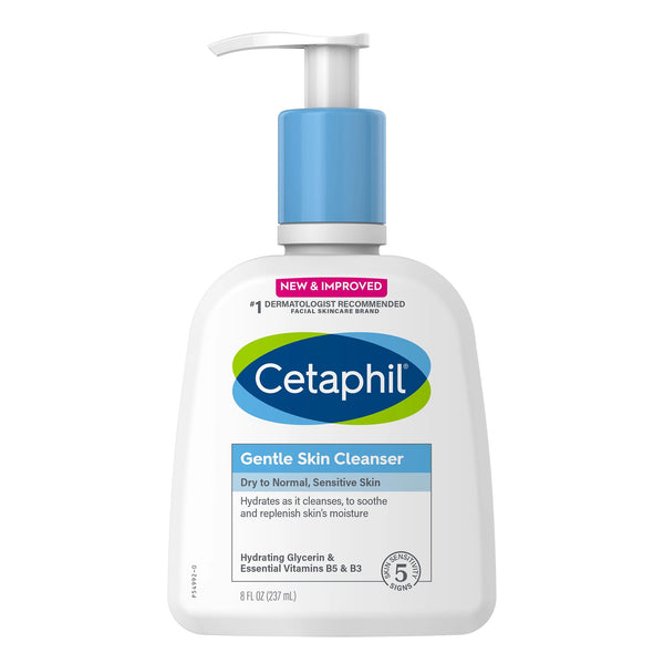 Facial Cleanser Cetaphil® Gentle Skin Cleanser Lotion 8 oz. Pump Bottl ...