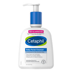 Facial Cleanser Cetaphil® Daily Facial Cleanser Gel 8 oz. Pump Bottle Gentle Scent MK-1230044