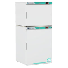 Undercounter Refrigerator / Freezer Nor-Lake Scientific® White Diamond Series Laboratory Use 6.9 cu.ft. 2 Solid Swing Doors Cycle Refrigerator / Manual Freezer Defrost NORLAKE WHT DIAMOND FRESTNDG MK-1230604