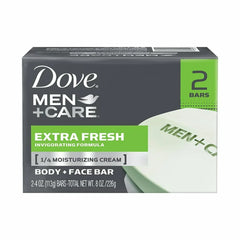 Soap Dove® Men+Care Bar 3.75 oz. Individually Wrapped Extra Fresh Scent  MEN X-FRESH (2/PK) MK-1230887