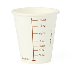 McKesson 3 oz. Paper Barium Cup White Disposable DRINKING GRADUATED DISP (125/PK 40PK/CS) MK-1231349