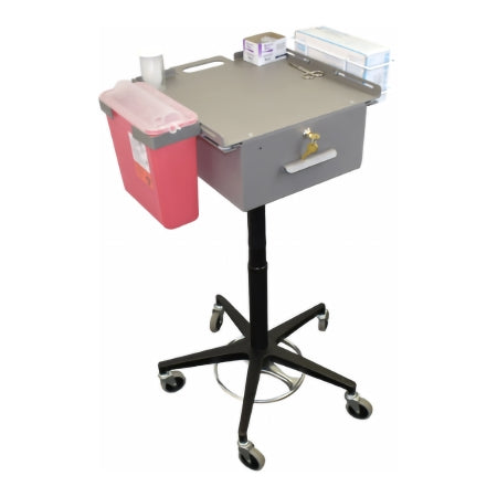 Omnimed Phlebotomy Cart OmniMed Store & Go 15.55 X 17 X 46 Inch Gray - M-1231445-476 | Each