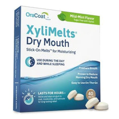 Mouth Moisturizer XyliMelts® 40 per Pack Melt ,DISC DRY MOUTH 550MG (40/CT) MK-1231549