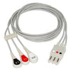 Diagnostic ECG Leadwire Philips 3 Lead Snap For use with ECG Patient Monitor Each MK-1231704
