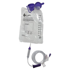 McKesson Gravity Feeding Bag Set with ENFit™ Connector 1000 mL Layered Laminate (30/CS) MK-1231816